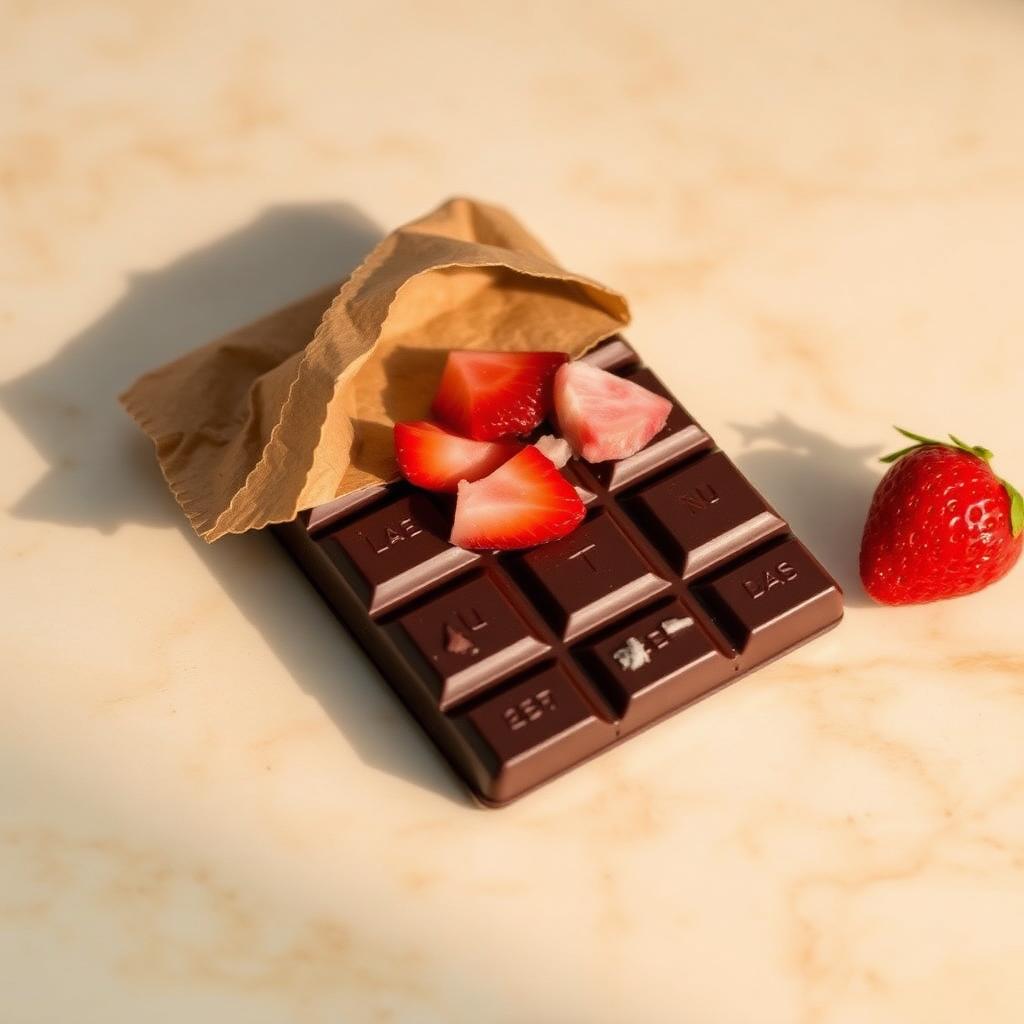 Chocolate con fruta